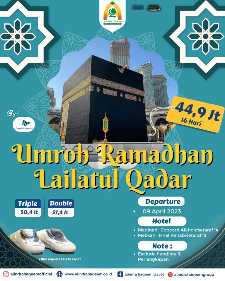Read more about the article Umroh Akhir Ramadhan 2024 Paket Itikaf Murah Promo