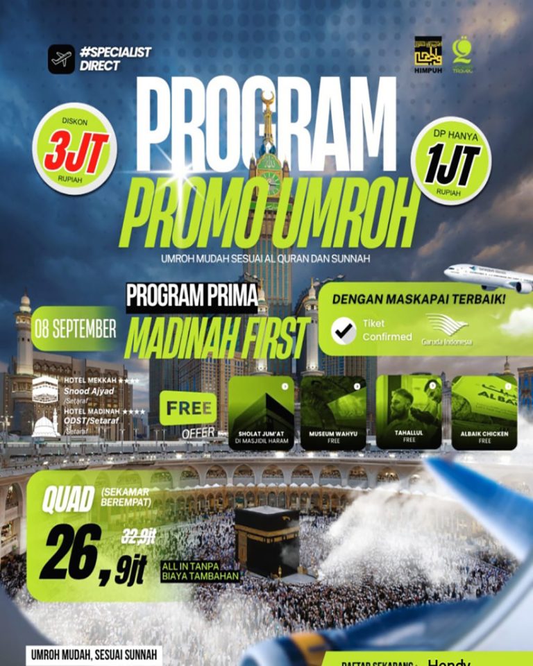Read more about the article Paket Umroh September 2025 Hanya 23 Juta