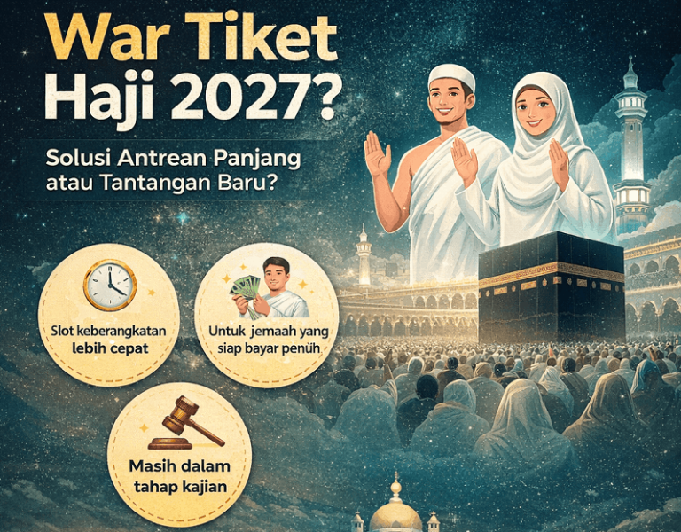 Read more about the article War Tiket Haji 2027: Pengertian,Fakta,Skema, Apa Sudah Berlaku?